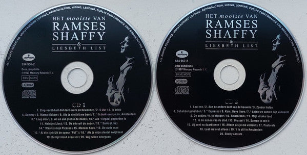 Ramses Shaffy & Liesbeth List : Het Mooiste Van Ramses Shaffy & Liesbeth List (2xCD, Comp)