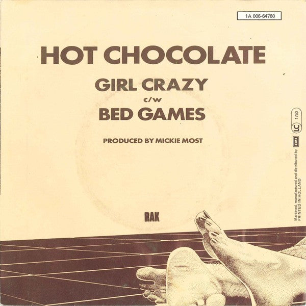 Hot Chocolate : Girl Crazy (7", Single)
