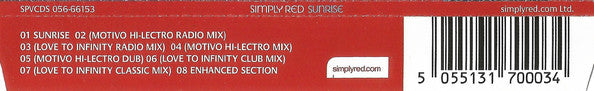 Simply Red : Sunrise (CD, Maxi, Enh)