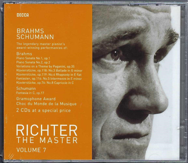 Johannes Brahms / Robert Schumann, Sviatoslav Richter : The Master: Volume 7 (2xCD, Comp)