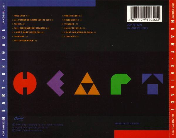 Heart : Brigade (CD, Album)