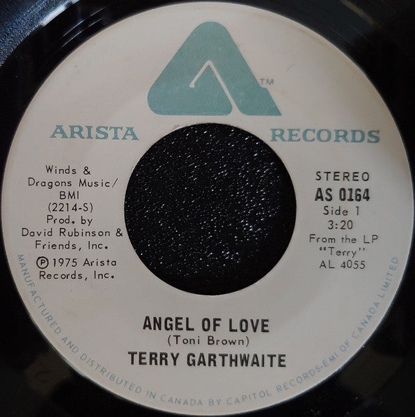 Terry Garthwaite : Angel Of Love (7", Single)