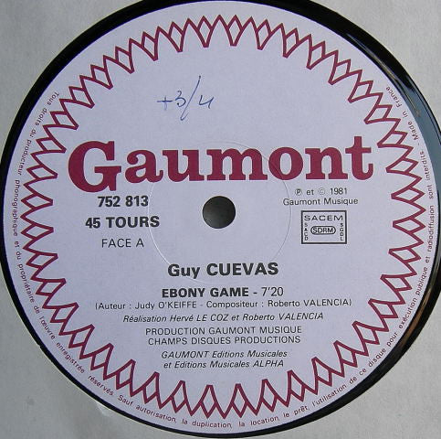 Guy Cuevas : Ebony Game (12")
