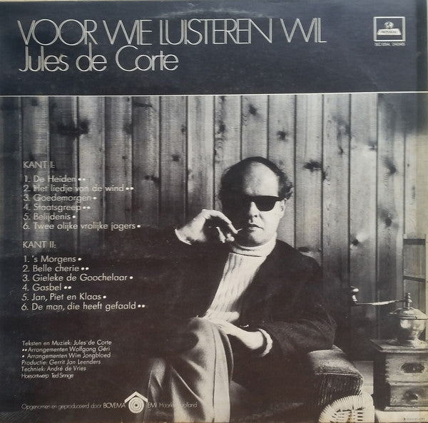 Jules De Corte : Voor Wie Luisteren Wil (LP, Album)