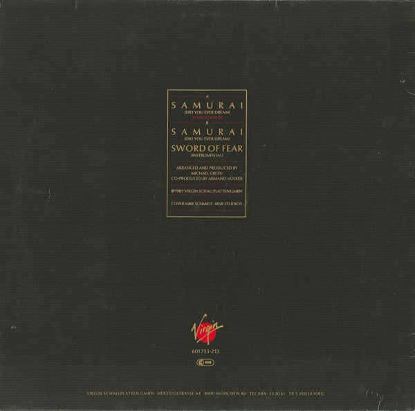 Cretu* : Samurai (English Version) (12", Maxi)