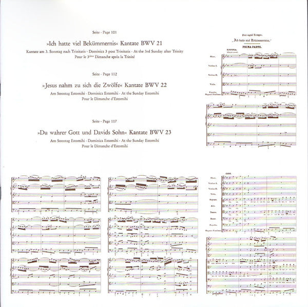 Johann Sebastian Bach : Das Kantatenwerk · Complete Cantatas | BWV 21 - 23 | Vol. 6  (2xLP, RE + Box)