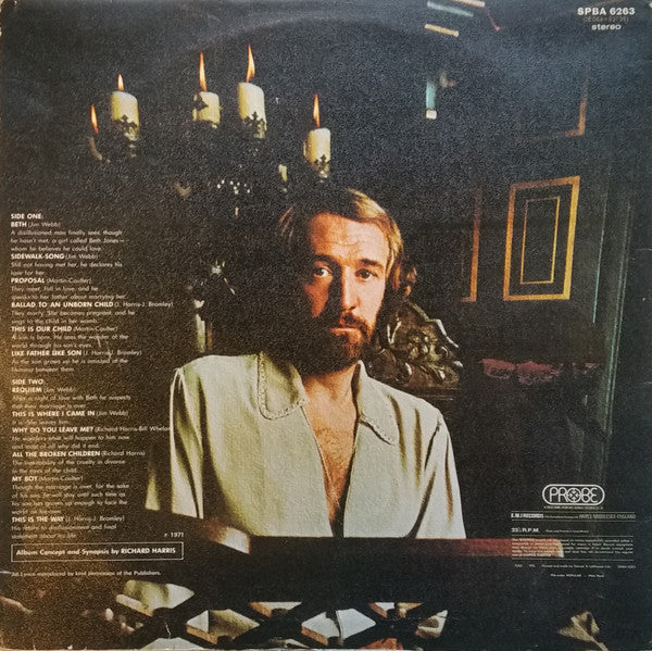 Richard Harris : My Boy (LP, Album, Gat)