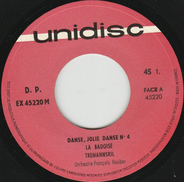 François Rauber : Danse, Jolie Danse N° 4 (7", EP, Mono)