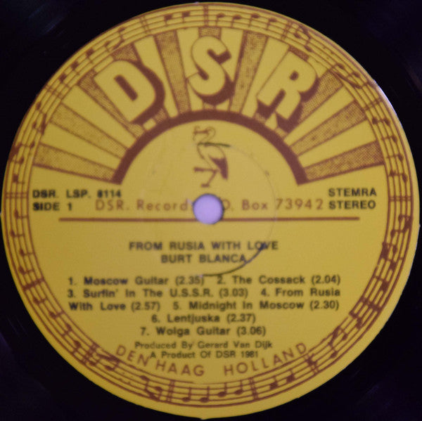 Burt Blanca : From Russia With Love (LP, Album)