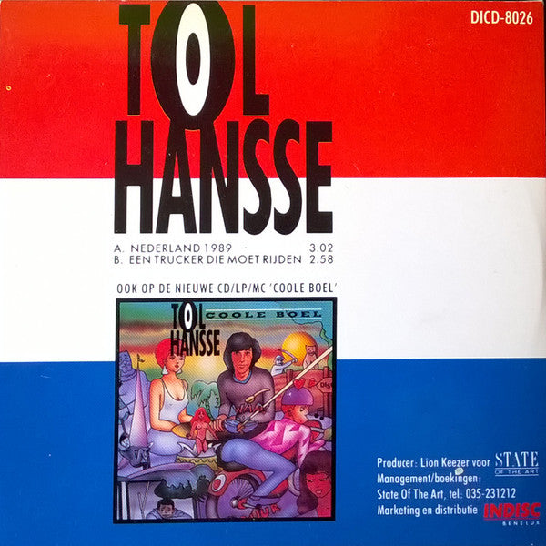 Tol Hansse : Nederland 1989 (CD, Single)