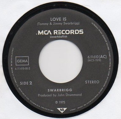 Swarbrigg* : That's What Friends Are For (7", Single, Promo)