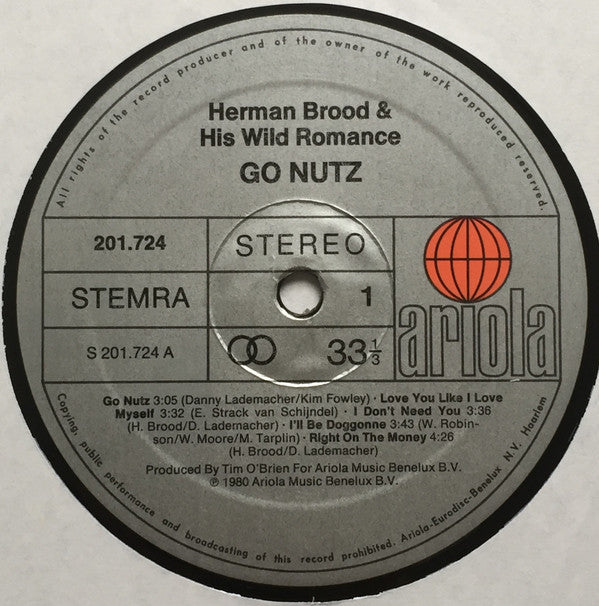 Herman Brood & His Wild Romance : Go Nutz (LP, Album)