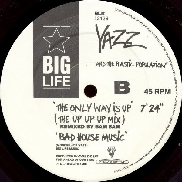 Yazz And The Plastic Population : The Only Way Is Up (The Bam Bam Remixes) (12")