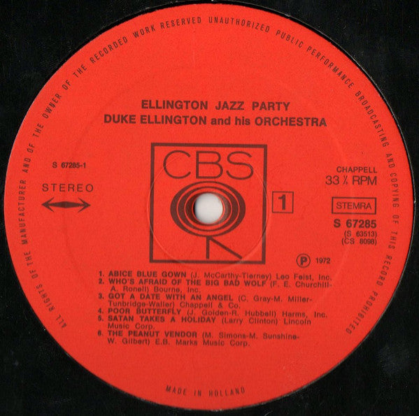 Duke Ellington And His Orchestra : Ellington Jazz Party (2xLP, Album, Comp)