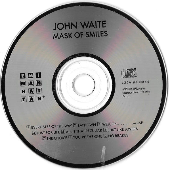 John Waite : Mask Of Smiles (CD, Album, RE)