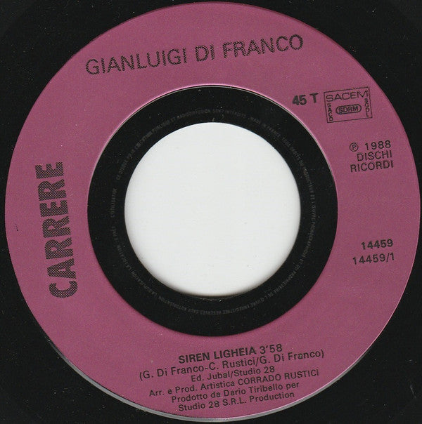 Gianluigi Di Franco : Siren Ligheia (7", Single)