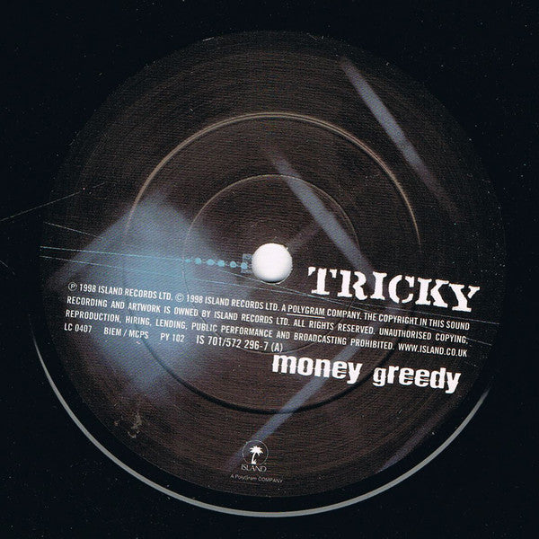 Tricky : Money Greedy / Broken Homes (7", Single)
