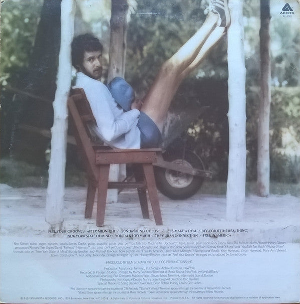 Ben Sidran : Free In America (LP, Album, Pet)