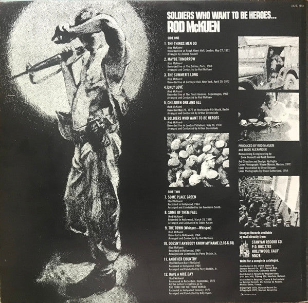 Rod McKuen : Soldiers Who Want To Be Heroes... (LP, Comp)