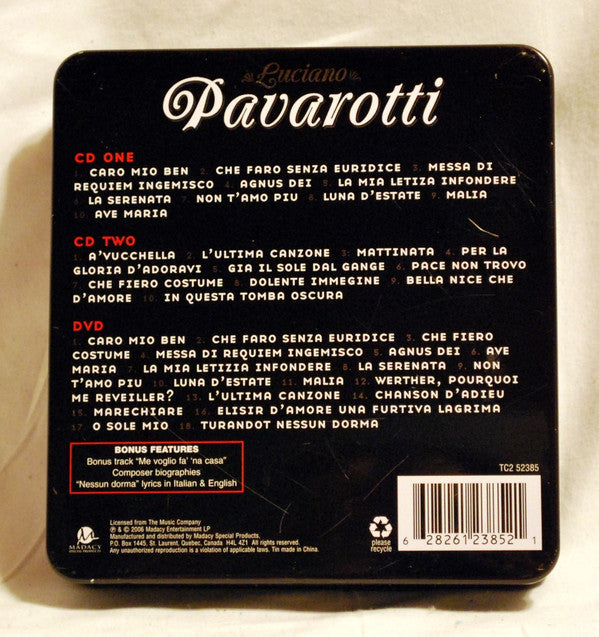 Luciano Pavarotti : The Greatest Tenor Of All Time (2xCD, Comp, Met + DVD-V)