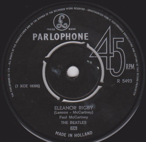 The Beatles : Yellow Submarine / Eleanor Rigby (7", Single, Mono)