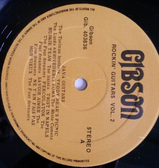 Various : Rockin' Guitar Instrumentals Vol. 2 (LP, Comp, Unofficial)