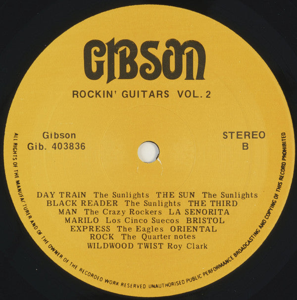Various : Rockin' Guitar Instrumentals Vol. 2 (LP, Comp, Unofficial)