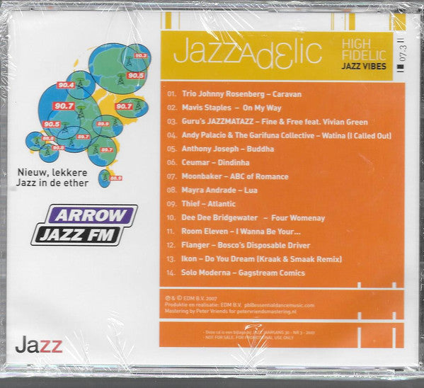 Various : Jazzadelic 07.3 High-Fidelic Jazz Vibes (CD, Comp, Promo)