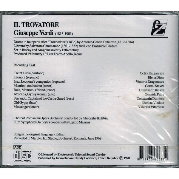 Giuseppe Verdi : Il Trovatore (2xCD)