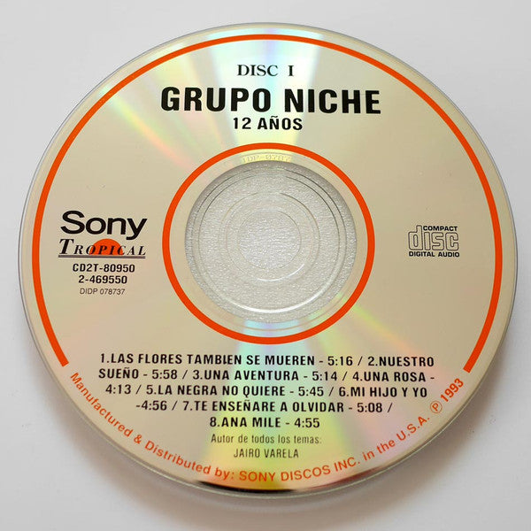 Grupo Niche : 12 Años (2xCD, Comp)