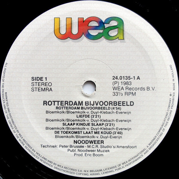 Noodweer : Rotterdam Bijvoorbeeld (LP, Album)