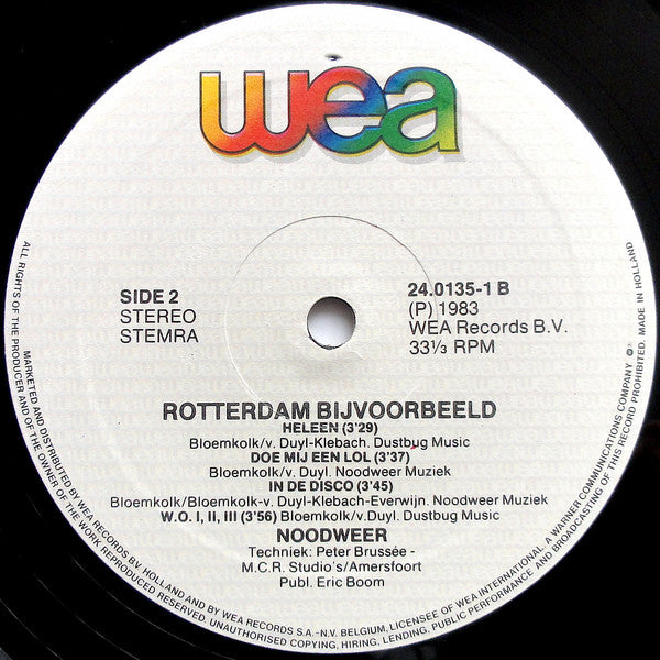 Noodweer : Rotterdam Bijvoorbeeld (LP, Album)