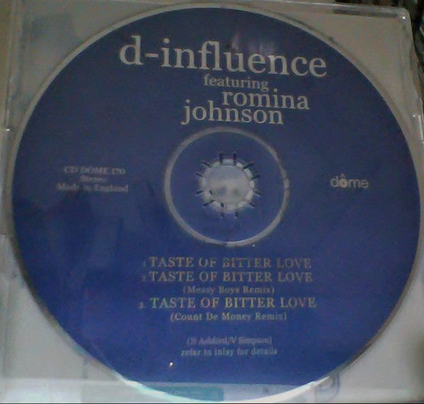 D'Influence : Taste Of Bitter Love (CD, Single)