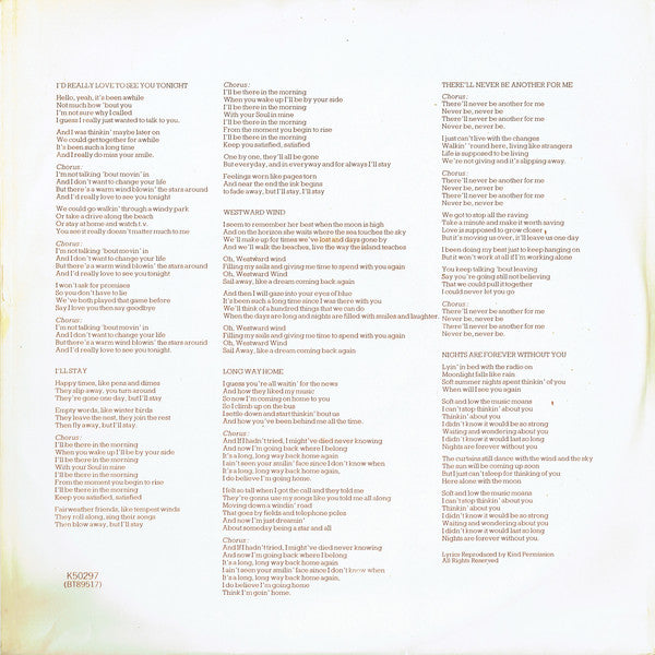 England Dan & John Ford Coley : Nights Are Forever (LP, Album)