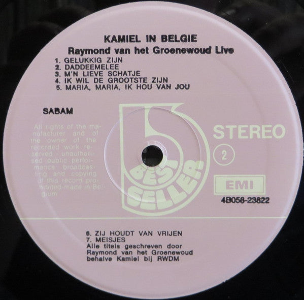 Raymond van het Groenewoud : Kamiel In België (LP, Album)