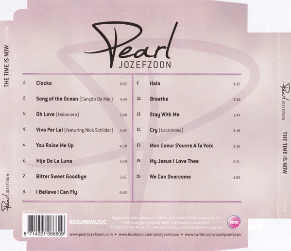 Pearl Jozefzoon : The Time Is Now (CD, Album)