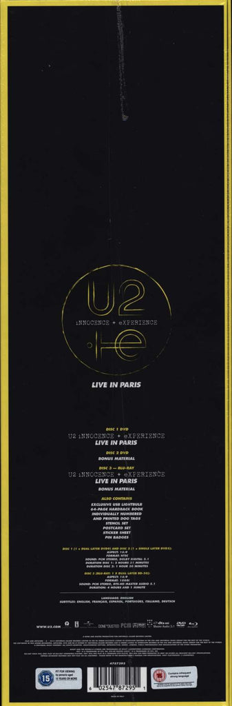 U2 : Innocence + Experience (Live in Paris) (Box, Dlx + DVD-V, Multichannel, NTSC + DVD-V, Mult)