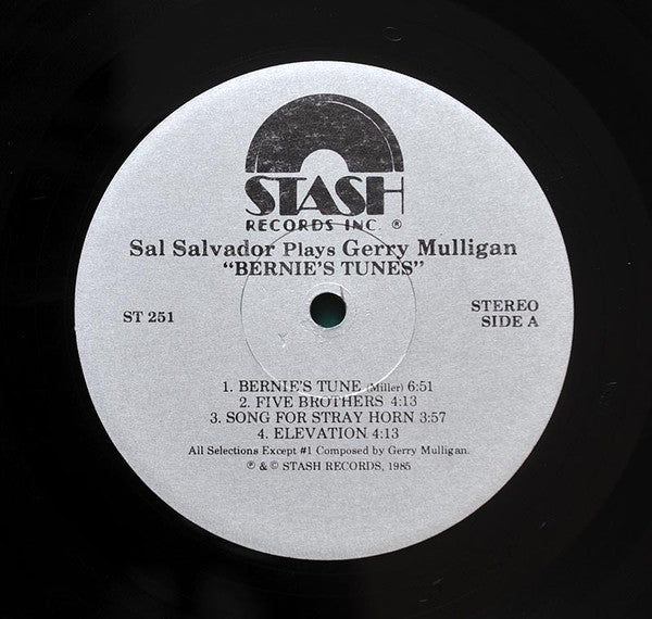 Sal Salvador Featuring Randy Brecker And Nick Brignola : Plays Gerry Mulligan (LP, Album)