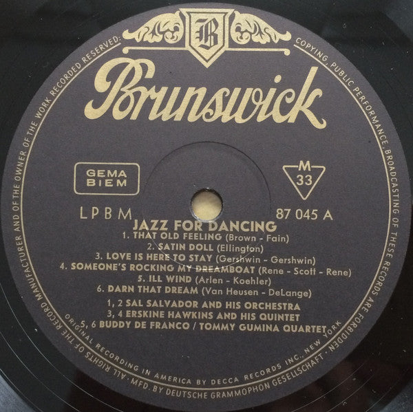 Various : Jazz For Dancing (LP, Comp)