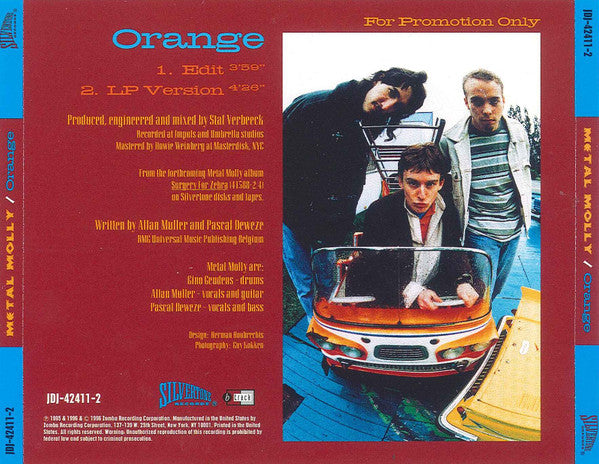 Metal Molly : Orange (CD, Single, Promo)