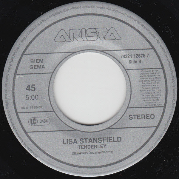 Lisa Stansfield : Someday (I'm Coming Back) (7", Single)