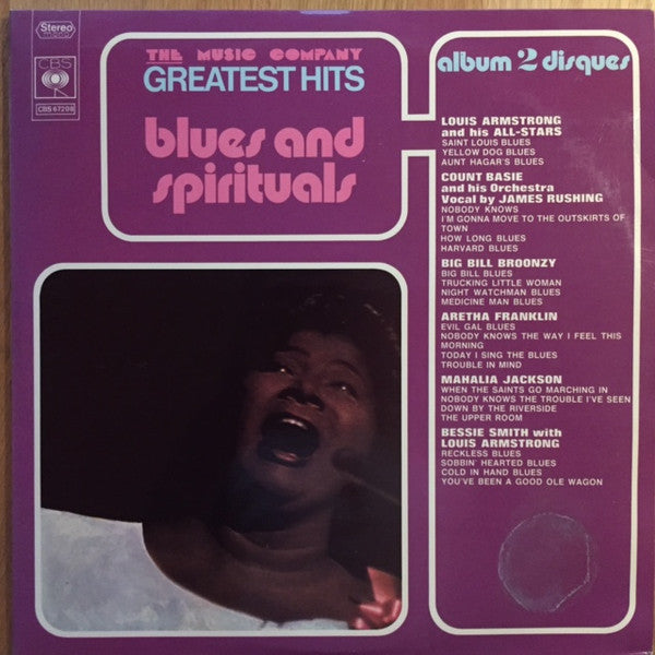Various : The Music Company Greatest Hits - Blues And Spirituals (2xLP, Comp)