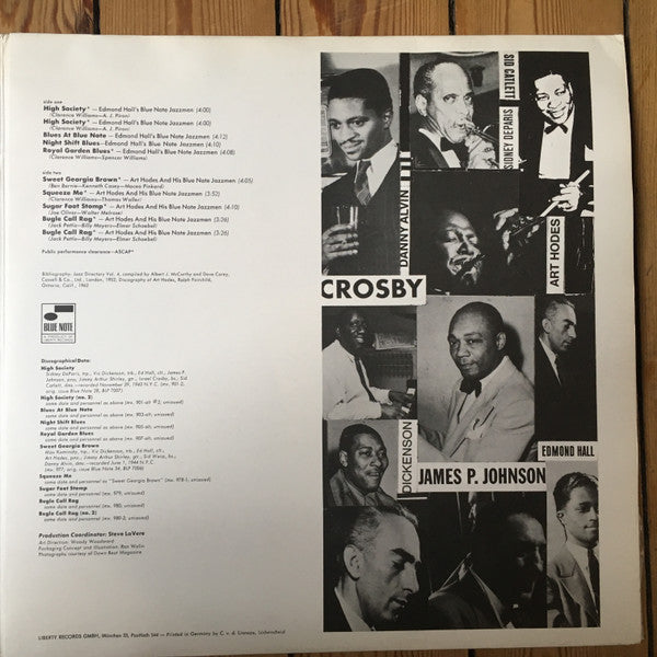 Edmond Hall / Art Hodes : Original Blue Note Jazz. Volume 1 (LP, Comp)