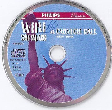 Wibi Soerjadi : Live At Carnegie Hall New York (CD, Album)