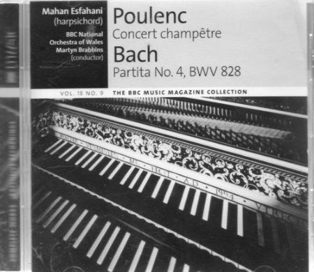 Francis Poulenc, Johann Sebastian Bach : Concert Champêtre / Partita No.4, BWV 828 (CD)