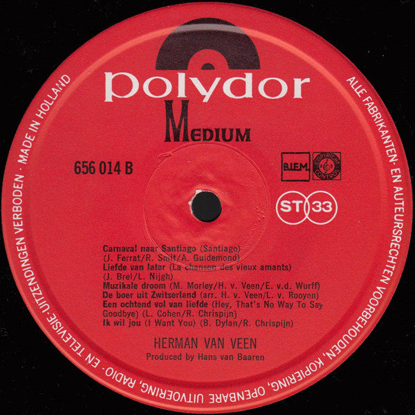 Herman van Veen : Herman van Veen (II) (LP, Album, Gat)