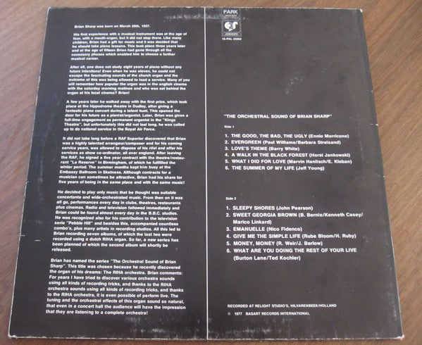 Brian Sharp (2) : The Orchestral Sound Of Brian Sharp (LP, Album)