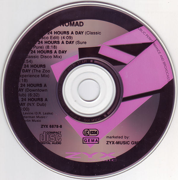 Nomad : 24 Hours A Day (CD, Maxi)