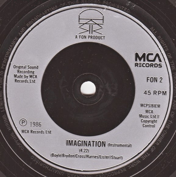 Chakk : Imagination (Who Needs A Better Life) (7", Single)