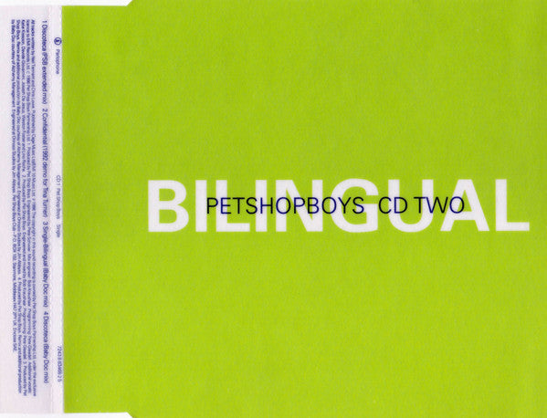 Pet Shop Boys : Single Bilingual (CD, Single, CD2)